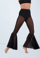 Weissman Mesh Bell Bottom Pant Black [Black]