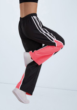 Weissman Colorblock Full-Length Pant Tangerine 6 [Orange]