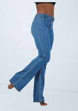 Weissman Denim Flare-Leg Pant Indigo [Purple]