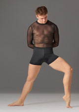 Jolista Anchor Costume Leotard Black Front [Black]