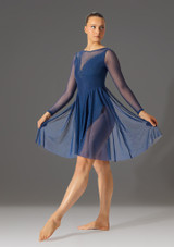 Jolista Stay Close Lyrical Costume Navy Blue Front [Blue]