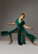 Jolista Petal Veil Lyrical Costume Evergreen Front 3 [Green]