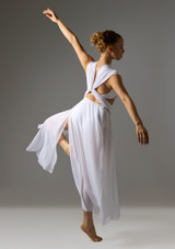 Jolista Petal Veil Lyrical Costume White Back 4 [White]