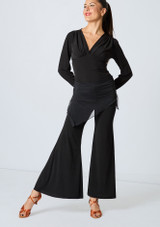 Intermezzo Panparafalred Flared Pants Black Front [Black]