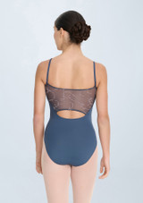 Intermezzo Idaira Strappy Leotard Aqua Back 2 [Blue]