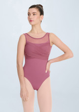 Intermezzo Isaura Scoop Back Leotard Violet Front [Purple]