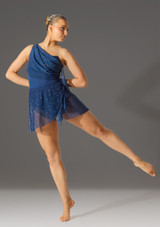Jolista Intertwined Lyrical Costume Navy Blue Front [Blue]