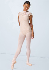Capezio Rudi Short Sleeve Leotard CYG Front [Tan]