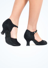 Diamant Ginger Ballroom & Latin Shoe 2" Black 2 [Black]