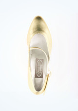 Dancesteps Foxtrot  Dance Shoe 2.5" Gold 2 [Gold]