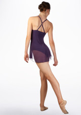 Ballet Rosa Camisole Leotard Dress Purple Back [Purple]