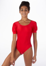 Alegra Shiny Rosalie Leotard Red Main [Red]