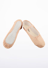 So Danca Full Sole Leather Ballet Shoe - Pink Pink 2 [Pink]