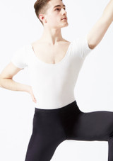 Freed RAD Mens Short Sleeve Leotard White Front [White]