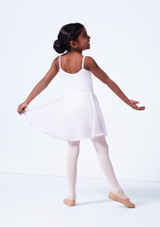 Move Dance Heidi Pull On Dance Skirt White Back [White]