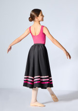 RAD Ballet Character Dance Skirt Pink Front 2 [Pink]