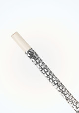 Sequin Dance Stick Silver Crop [Silver]