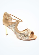 PortDance Orchid Salsa & Tango Shoe 2.75" Gold Main [Gold]