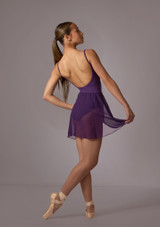 Move Dance Tilly Midi Wrap Dance Skirt Deep Purple Back 2 [Purple]
