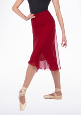 So Danca Mid Length Dance Skirt Red [Red]