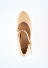 Move Dance Pippin Character Shoe 3" - Tan Tan Front [Tan]