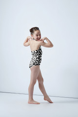 Alegra Girls Patterned Nola Leotard [Patterned]