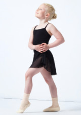 Move Dance Kacey Skirted Leotard Black Front [Black]
