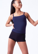 Move Dance Danette Camisole Biketard Navy Blue Front [Blue]