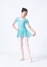 Move Dance Lottie Skirted Leotard Pink Back [Pink]