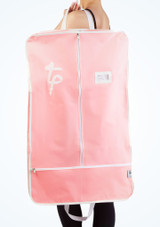 Tappers & Pointers Costume Carrier Garment Bag Pink Front [Pink]