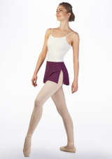 Ballet Rosa Pull On Skirt Purple Front [Purple]