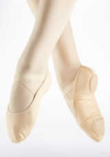 So Danca Superpro Split Sole Ballet Shoe Pink Front [Pink]