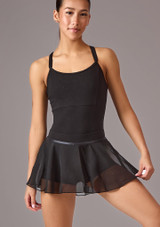 Move Dance Amelie Skirted Short Black Front [Black]