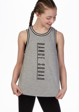 Move Dance Squad Top - Grey Grey Front [Grey]