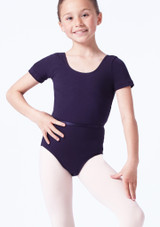 Move Dance Poppy Girls Leotard Navy Blue Front [Blue]