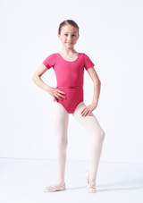 Move Dance Poppy Girls Leotard Navy Blue Front [Blue]