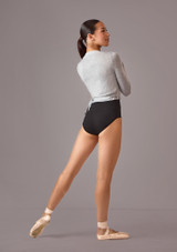 Move Dance Mila Ballet Dance Wrap Grey Front 4 [Grey]