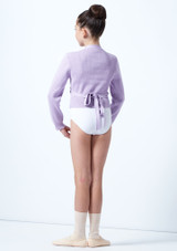 Move Dance Ella Ballet Wrap Purple Back [Purple]