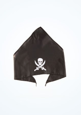 Pirate Skull Bandana Black Front [Black]