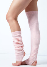 Alegra Long Stirrup Legwarmers Pink Side [Pink]