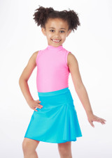 Alegra Shiny Mid Circle Dance Skirt Kingfisher Main [Blue]
