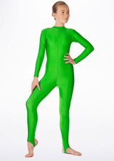 Alegra Girls Shiny Aspen Catsuit Vert Green Main [Green]