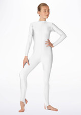 Alegra Girls Shiny Aspen Catsuit White Main [White]