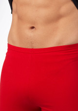 Intermezzo Pantalshort Mens Dance Shorts Red Crop [Red]