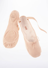 Bloch S0277L Split Sole Canvas Ballet Shoe - Pink Pink Crop [Pink]