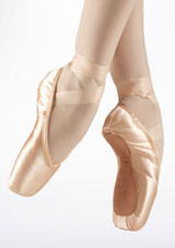 Bloch Amelie Soft Shank Pointe Shoe Black-Pink Crop [Black]