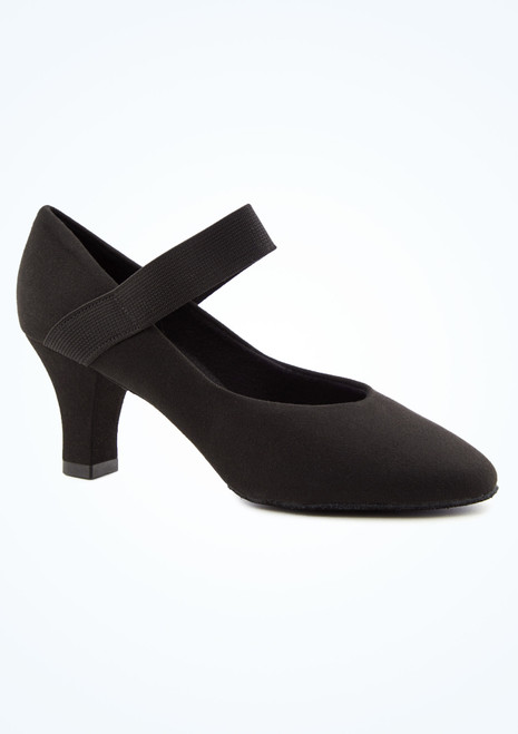 So Danca Vanna Practice Ballroom Shoe 2.5" Black Main [Black]