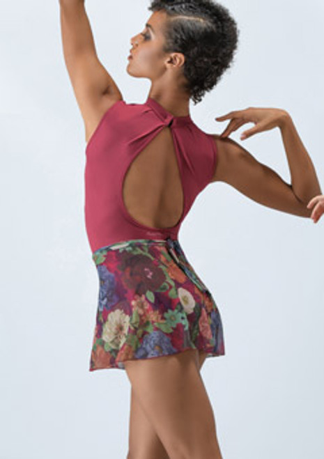 Ballet Rosa Lida Printed Wrap Skirt Multi-Colour Back [Multi-Colour]