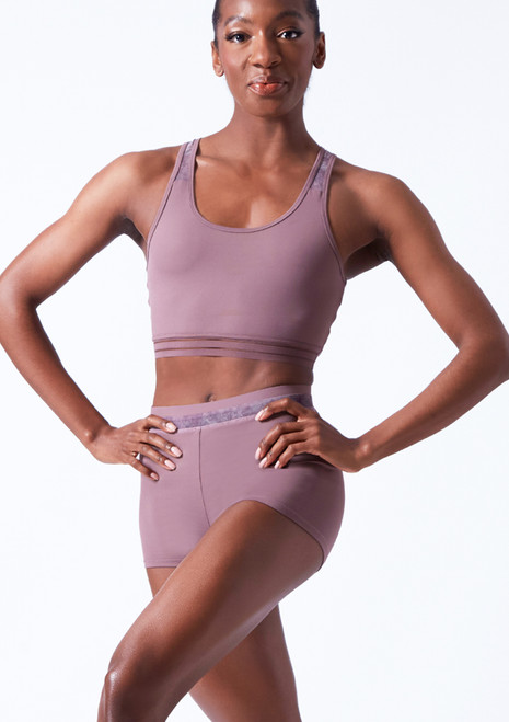 Move Dance Sovanna Crop Top Front [Pink]