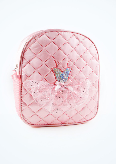 Capezio Sequin Backpack Pink Front [Pink]